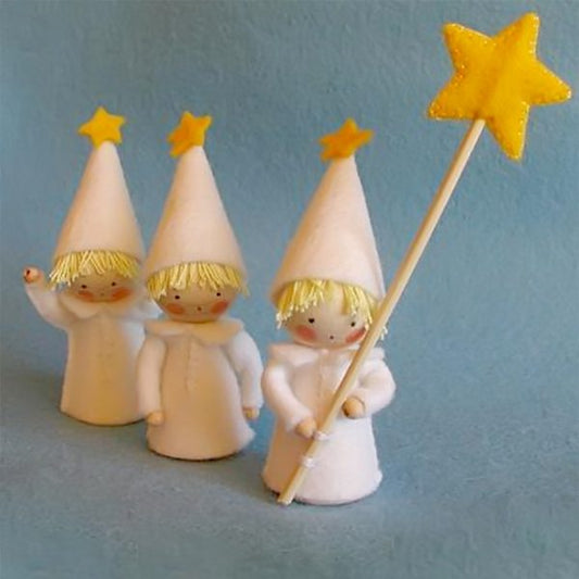 "Drie vrolijke lichtjes voor kindjes!"