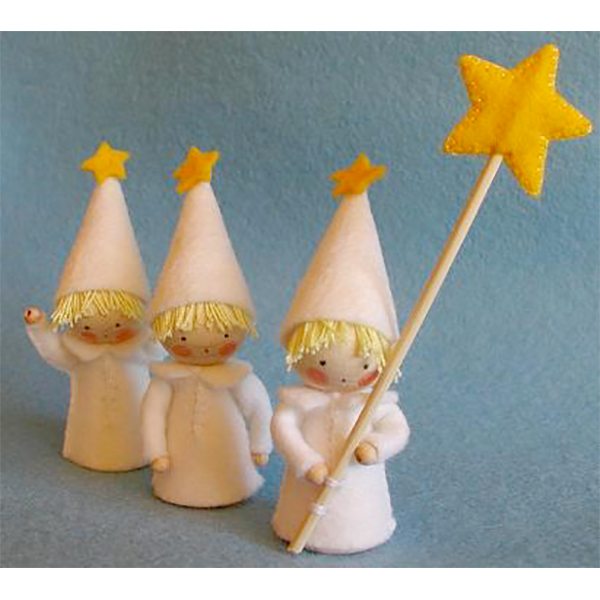 "Drie vrolijke lichtjes voor kindjes!"