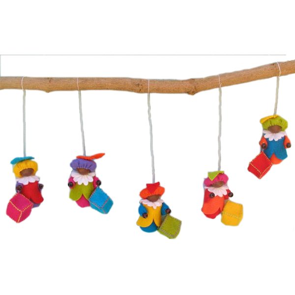 "Vrolijke Pieten Set van 5 - Pippilotta"