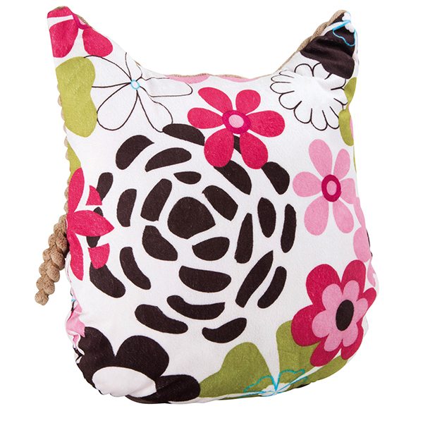 "Zacht uilenknuffelkussen!"