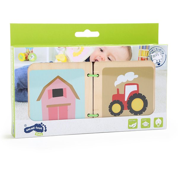 "Leuk Houten Babyboekje: Boerderijpret!"