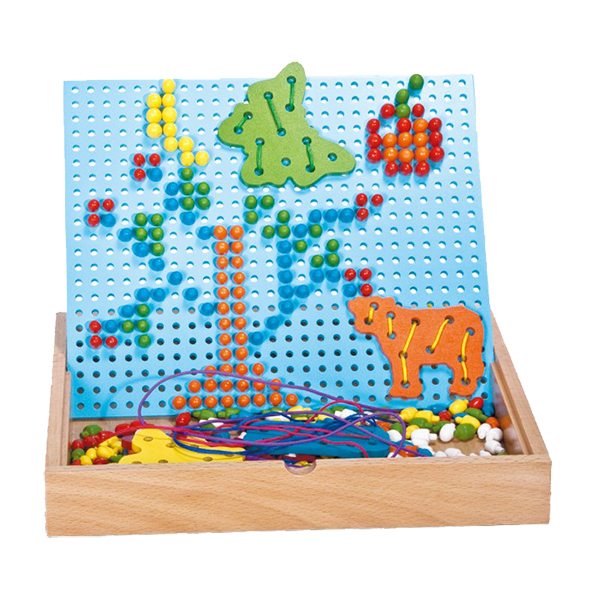 "Leuke insteek- en rijgborden voor knutselplezier!"