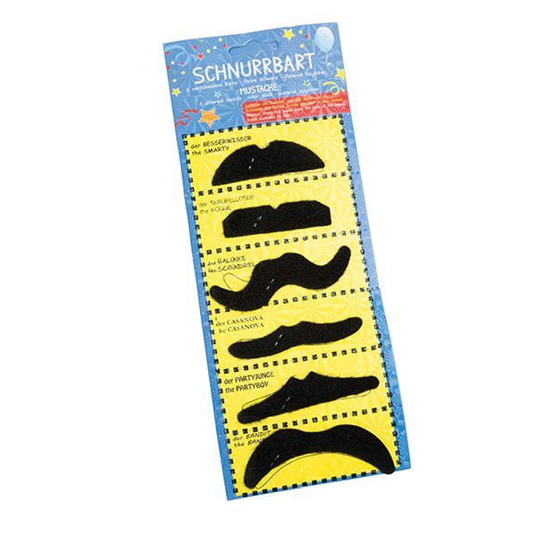 "Plakbare Snor voor Pret!"