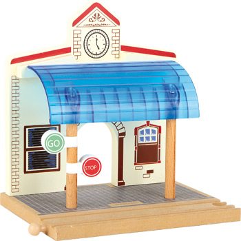 "Eenrichting Station: Reis met plezier!"