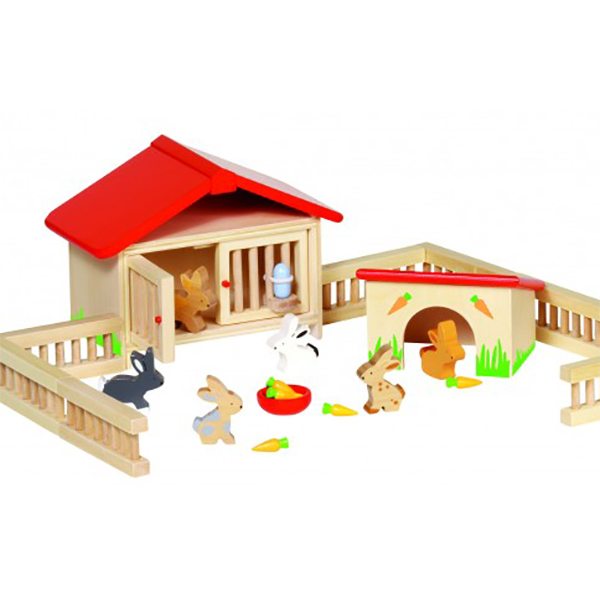 "Leuk Konijnenhuisje voor jouw vriendjes!"