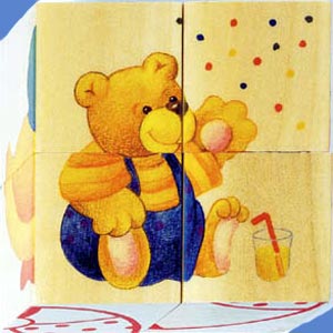 "Kleurige Kubus Puzzel"