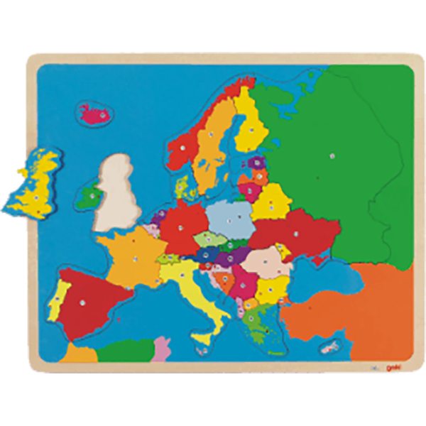 "Avontuurlijke Kinderen Puzzel van Europa!"