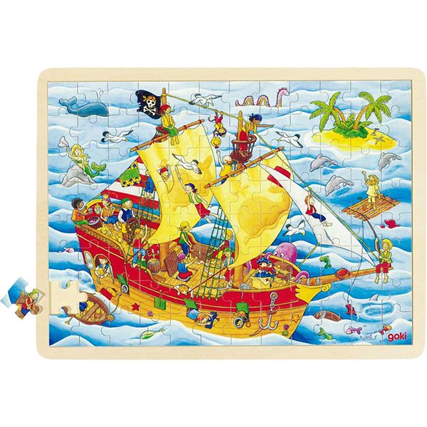 "Avontuurlijke Piraten Puzzel!"