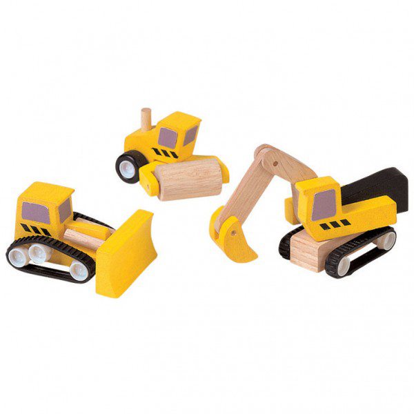 "Geel Werk aan de Weg Speelset van Plantoys!"