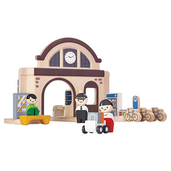 "Speelgoed Treinstation van Plantoys"