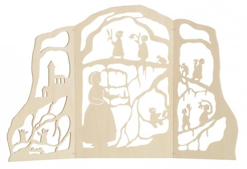 "Moeder Aarde en de Wortelkindjes Drieluik"