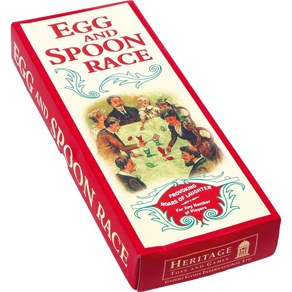 Ei op lepelrace uit grootmoederstijd