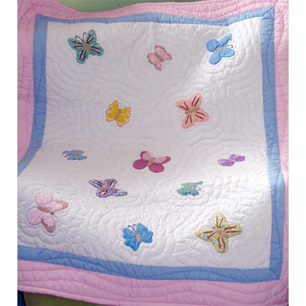"Schattige Vlinder Quilt voor Kinderen"