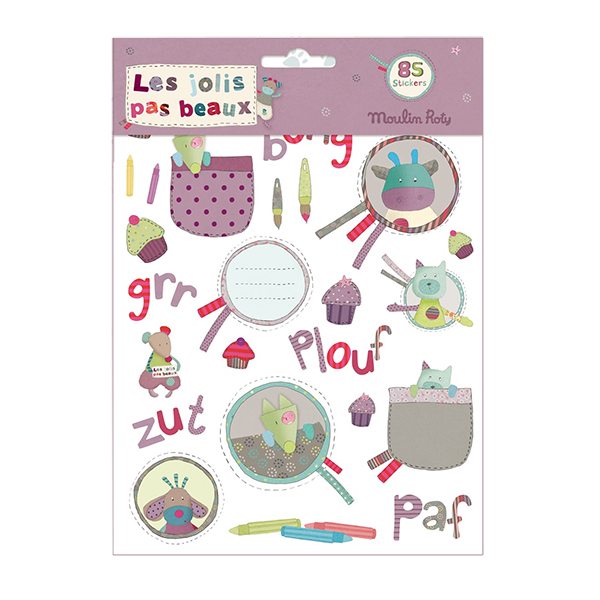 Moulin Roty Stickers Paars