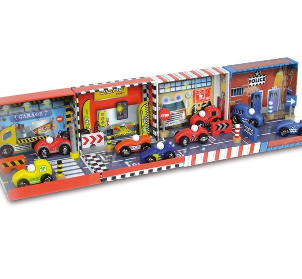 "Vilac Racebaan Autodoos voor Speelplezier!"