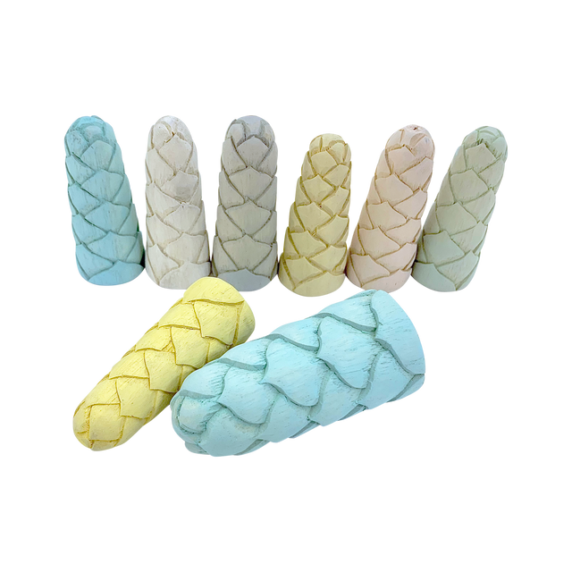 Mini Pastel Flower Buds Lr/7pc