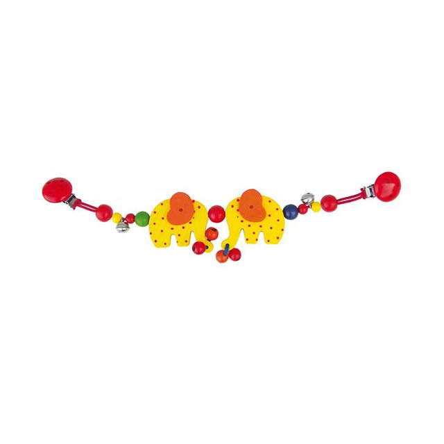 "Olifanten kinderwagenketting in de uitverkoop!"