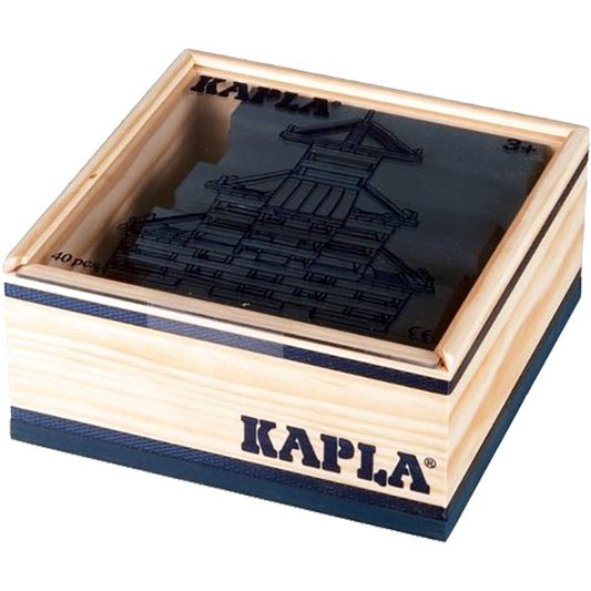 "Kapla Blokjes 40 Donkerblauw in Kist!"