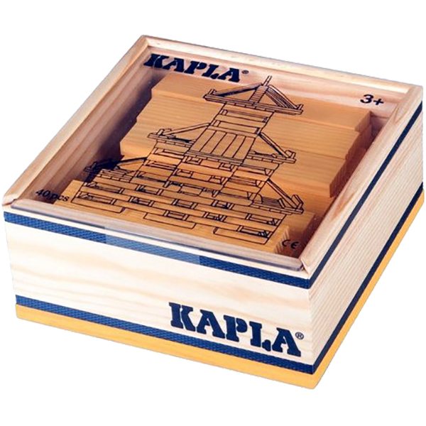 Kapla 40 geel in kist
