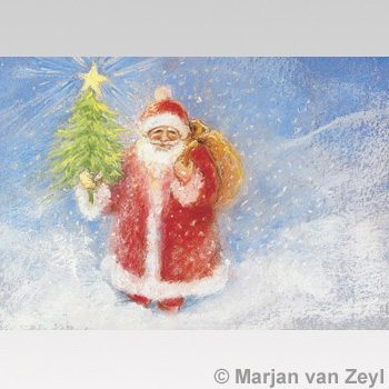 Seizoenskaarten set van 14 stuks A6 van Marjan van Zeyl.