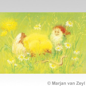 Seizoenskaarten set van 14 stuks A6 van Marjan van Zeyl.