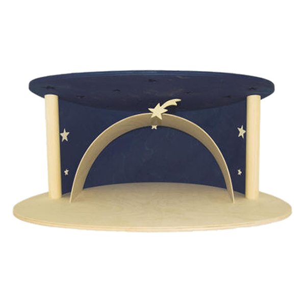 "Donkerblauwe Kerstnachtstal voor jouw feestje!"