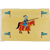 "Ridders Vlag: Stoere Kleur voor Avontuurlijke Kinderen!"