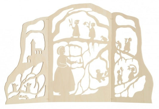 "Moeder Aarde en de Wortelkindjes Drieluik"