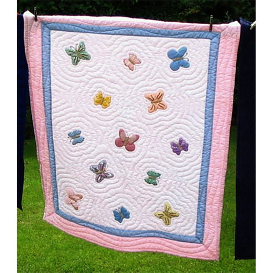 "Schattige Vlinder Quilt voor Kinderen"